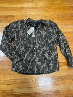 NWT M’s Heybo Mossy Oak Timbers Jacket/LS Snap Button Shirt